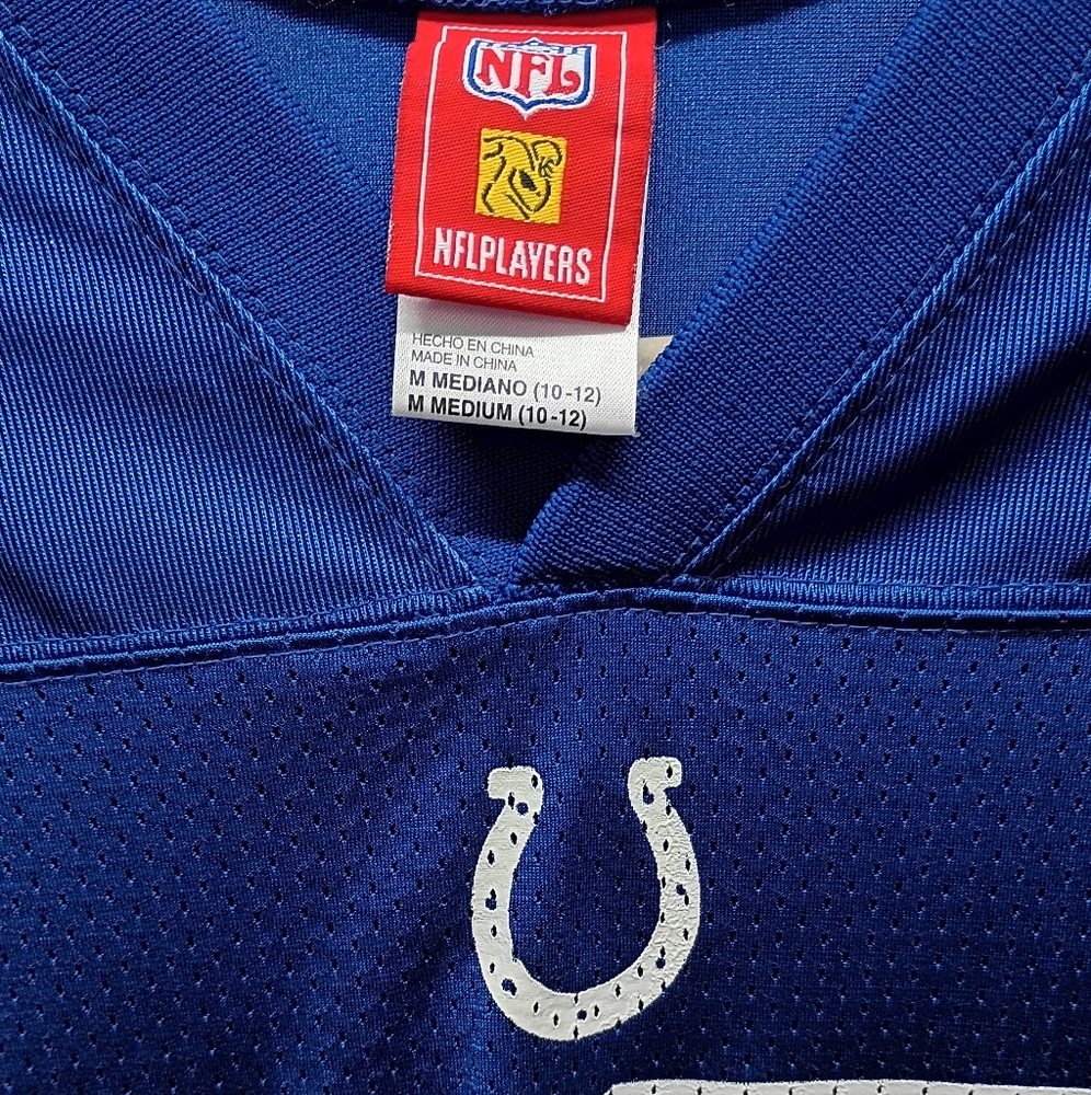 Peyton Manning Indianapolis Colts Football Jersey with Shoulder Stripes - Picture 2 of 6